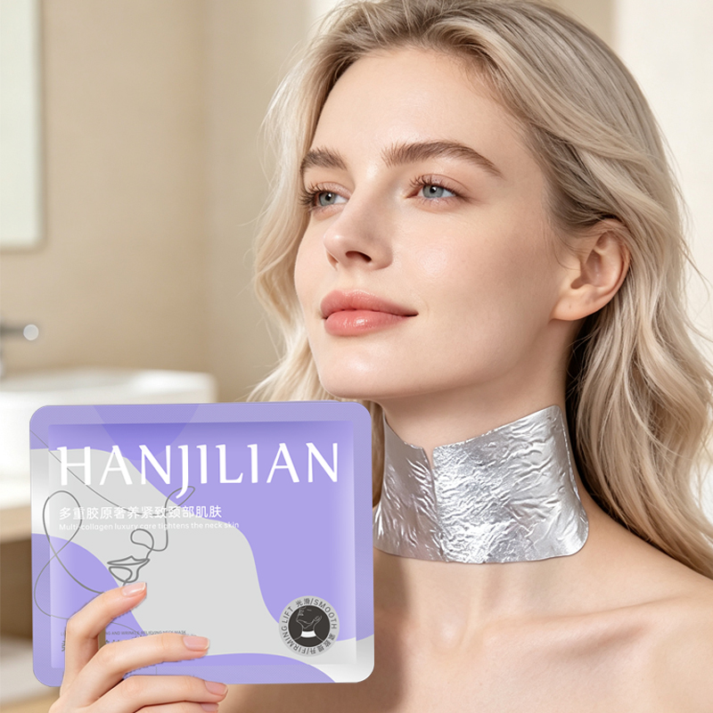 Luxury Skincare & Spa - 부드럽고 고급스러운 주름 방지 넥 마스크,