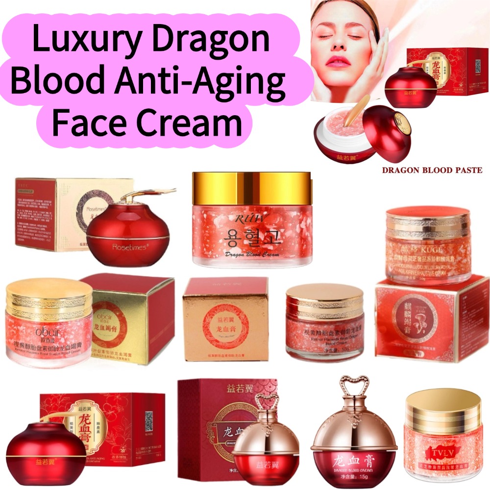 럭셔리 드래곤 블러드 안티에이징 페이스 크림 레티놀 추 - Luxury Skincare & Spa 리뷰 및 가격