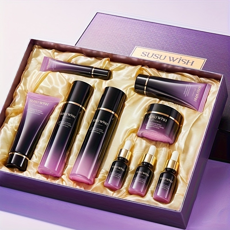 고급스럽고 우아한 9종 보습 에센스 세트, 클렌징 밀크 - Luxury Skincare Ingredients 리뷰 및 가격